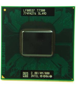 CPU Intel/IBM T7300 2.00GHz 800MHz 4MB Core 2 Duo Mobile Processor, SLA45, p/n: 42W7655, OEM ()