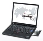 Notebook IBM ThinkPad T43 14", Pentium M 1.86GHz, 2GB RAM, 80GB HDD, DVD/CD-RW, VGA, S-Video, 2xUSB, LPT, LAN, Modem, 2xPCMCIA, IrDA, Wi-Fi, Bluetooth, p/n: 2668-NU3, .. ( )