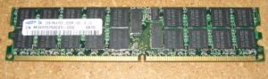 Samsung M393T5750BY0-CCC 2GB DDR2 2Rx4 PC2-3200R-333-10-J1 RAM DIMM, ECC, Reg. ( )