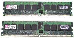 Kingston KTH-MLG4/2G 2x1GB DDR2 PC2-3200 (400MHz) ECC Reg. 240-pin SDRAM Memory DIMM Kit, OEM (  )