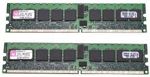 Kingston KTH-MLG4/2G 2x1GB DDR2 PC2-3200 (400MHz) ECC Reg. 240-pin SDRAM Memory DIMM Kit, OEM (комплект модулей памяти)