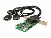     SIIG CyberSerial JJ-E40011-S3 4-port DP 4S Serial Card, Low Profile (LP), PCIe, retail. -$199.
