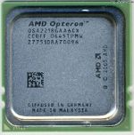 CPU AMD Dual Core Opteron Model 2218 Santa Rosa, 2.60GHz (2600MHz), 2x1MB L2 Cache, Socket F (1207), OSA2218GAA6CX, OEM ()