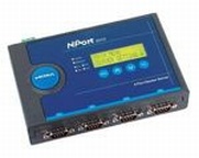       Moxa NPort 5410 4 port DB9 RS-232 10/100M Serial Device Server/w PS, .. -$439.