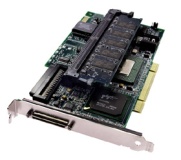     RAID controller Mylex AcceleRAID170, 1 channel Ultra160 (Ultra3), 128MB RAM, 68-pin int, 68-pin ext. mini SCSI, PCI, OEM. -$479.