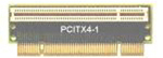 PCI Riser card for 1-2U Rackmount chassis, PCITX4-1, OEM ()