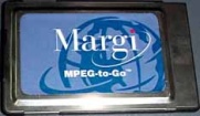   :  Dell Margi DVD-to-Go MPEG PCMCIA PC Card MPEG decoder card. -$79.