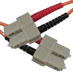 Commscope Fiber Optics Multimode cable, 2m, SC-SC, p/n: 01650, OEM (оптоволоконный кабель)