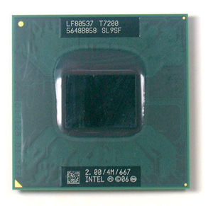 CPU Intel/IBM Pentium Core 2 Duo Mobile T7200 2.0GHz/4MB/667MHz, Socket M 479-pin Micro-FCPGA, FRU: 41W1411, OEM (процессор)