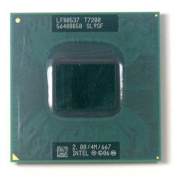     CPU Intel/IBM Pentium Core 2 Duo Mobile T7200 2.0GHz/4MB/667MHz, Socket M 479-pin Micro-FCPGA, FRU: 41W1411, OEM. -$119.