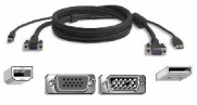     Belkin OmniView all-in-one KVM cable, 6ft/1.8m, PRO series Plus, USB platform, p/n: F3X1962-06, retail. -$29.