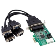    "" DIGI International 4-port DB9 I/O cable, for DigiBoard PC/8e Serial card, p/n: 60000211E, OEM. -$89.