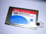 3Com/U.S.Robotics (USR) 56K Modem PC Card, V.90, PCMCIA, x-Jack, model: 3056, retail ()