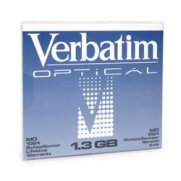      MO disk Verbatim VBW5K4, 1.3GB, 5.25", Write Once. -$39.