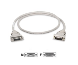 Unicom Ethernet Transceiver cable, AUI(M)/(F), 3 ft., p/n: ETD-03-MD-1, OEM ()