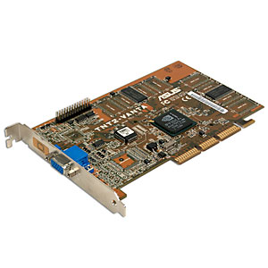 VGA card nVIDIA/ASUS Vanta TNT2 M64, 16MB, AGP, p/n: 5184-3926, OEM ()