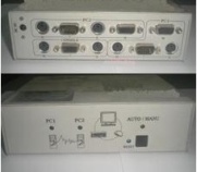     KVM switch (no name) 2-port, no PS (DC 9V). -$29.