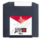      Iomega Zip100 cartridge, 100MB, 3.5". -$6.95.