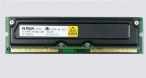 Elpida Rambus 256MB ECC RIMM RDRAM (2x128MB), PC800 (800MHz), OEM ( )