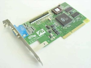SVGA card ATI Rage IIC, 4MB, AGP, p/n: 109-49300-01, OEM ()