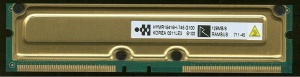 Hyundai HYMR16416H-745 128MB PC711-45 Rambus RDRAM RIMM, OEM ( )