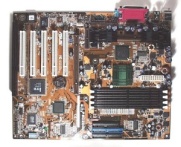    Motherboard ASUS P3C2000/Intel 820 Pentium II/III up to 733Mhz, Slot1, 4 RAM slots (up to 1GB), 1xAGP, 5xPCI, 1xISA. -$89.