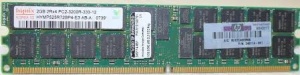 Hewlett-Packard () 2GB DDR2 ECC Reg. PC2-3200 (400MHz) RAM DIMM, p/n: 345114-851  ( )