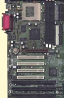 Motherboard ALi Socket 7, 3 RAM slots, 1xAGP, 4xPCI, 3xISA, 2xUSB, ATX, p/n: 20640-001, OEM ( )