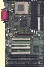      Motherboard ALi Socket 7, 3 RAM slots, 1xAGP, 4xPCI, 3xISA, 2xUSB, ATX, p/n: 20640-001. -$99.