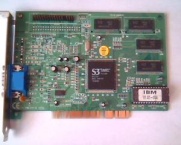     VGA card S3 Trio64V+, 2MB, PCI. -$8.95.
