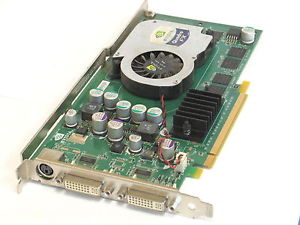 VGA card nVIDIA/Dell Quadro FX1300, 128MB, 2xDVI out, 1xS-Video out, PCI-Express (PCI-E), p/n: N4077, OEM ()