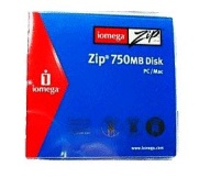     Iomega Zip750 cartridge, 750MB, 3.5", PC/MAC. -$29.95.