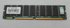 Transcend SDRAM DIMM 1GB, PC133 (133MHz), ECC, Registered, 168-pin, Low Profile (LP), Double Sided  ( )