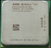     CPU AMD Athlon 64 3200+ 2000MHz, Socket 939, ADA3200DIK4BI, 512KB Cache L2. -$15.95.