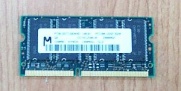      Micron SODIMM SDRAM 128MB PC100 (100MHz), Synch, CL2, MT8LSDT1664HG-10EB1. -$39.