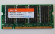      Hynix SODIMM HYMD232M646D6-J, 256MB, DDR PC2700S-25330 (333MHz) CL2.5. -$19.