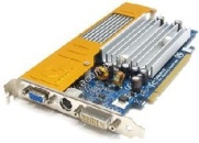     VGA card Gigabyte GV-NX62TC256P8-RH GeForce 6200, 128MB GDDR2, VGA/DVI/S-Video, PCI Express x16 (PCI-E). -$39.