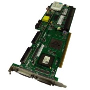    RAID controller IBM/Adaptec ASR-3225S/128MB, Ultra160 SCSI, 2 channel, 128MB RAM, BBU, 64-bit PCI-X, p/n: 13N2185, FRU: 13N2197. -$369.
