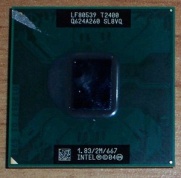     CPU Intel Pentium Core Duo T2400 1.833GHz/2MB/667MHz, Socket M 478-pin Micro-FCPGA, SL8VQ. -$139.