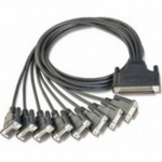 Moxa Technologies 1075723 Opt-8D 8-port RS-232, DB9 male cable  (мультипортовый кабель)