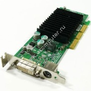     VGA card DELL/nVidia NV18, 64MB, DVI/TV Out, Low Profile (LP), AGP, p/n: G0772. -$69.