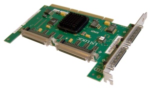 SUN Microsystems SGXPCI2SCSILM320 Dual Ultra320 SCSI RAID Adapter, p/n: 375-3191  (контроллер)
