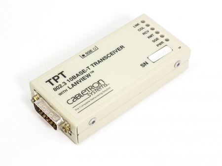 Cabletron Systems TPT 92 Series 802.3 10Base-T Tranceiver/w Lanview, OEM (конвертор интерфейсов)