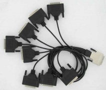   :  Quatech ESC-100D 8-port RS-232 DB9 Serial Interface Cable, p/n: 920-0099-01A. -$99.