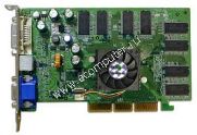     VGA card PNY/Nvidia GeForce FX 5200 128MB DDR, TV out/Dual VGA, AGP, p/n: VCGFX52APB. -$69.