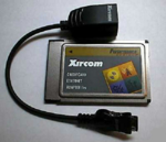 Xircom CE-10B2/A Credit Card Ethernet Network adapter/w cable, PCMCIA, OEM  ( )