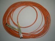      Tyco Fiber Optics cable LDD ZIP cord LC Duplex 50/125 2mm, 10m, p/n: 006-1086716, 6754444-7. -31923 .