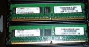     IBM 1GB (2x512MB) DDR2 667MHZ 240-pin CL5 ECC RAM DIMM Memory Kit, PC2-5300F, p/n: 38L6045, FRU: 41Y2725. -15927 .