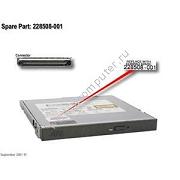      HP/Compaq CD-224E-BC7 Slim 24X CD-ROM Drive Multi Bay Black, p/n: 228508-001, 1977047B-C7. -3927 .