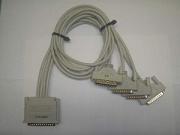      "" DIGI International 4-port RS232 DB25(9)M cable, p/n: 63000118-01A. -7127 .